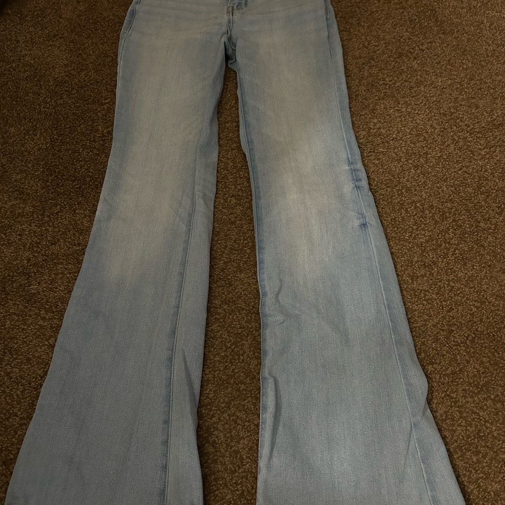 SO Sky Blue Women's Flare Jeans